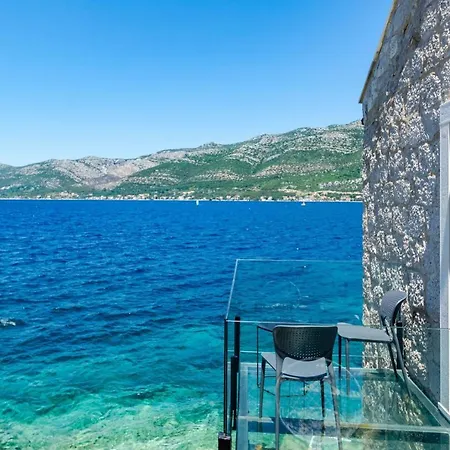 Seafront Gabriela On Island Korcula, Private Pool, Gym, Private Parking Βίλα